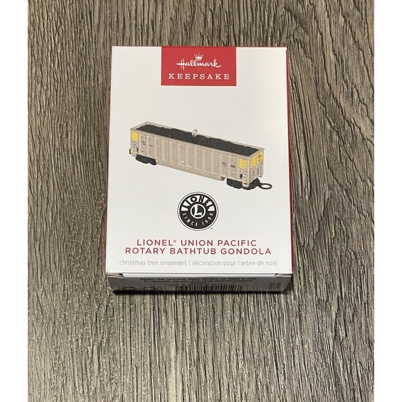 Hallmark Other - Hallmark Lionel Train Ornament Union‎ Pacific Gondola Die-cast Holiday Christmas
